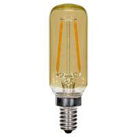 3&quot; - LED - T6 Filament 2.5 Watt - 150 Lumens 2000K - Dimmable Amber - Candelabra Base Satco Lighting