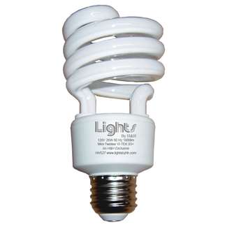 26 Watt - 1,800 lumens 6700K - CFL Non-Dimmable H&amp;amp;H Mini-Twistee