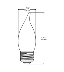 BA11-5-E26-927-F-F Dimensions