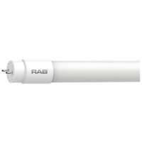 48&quot; T8 LED - 3000K 12 Watt - 1,650 lumens Works on Ballast - Plastic RAB Lighting