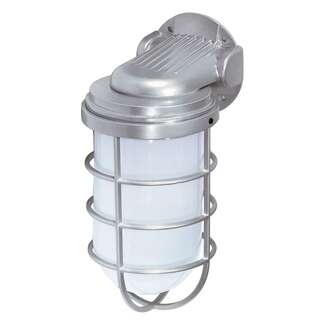 300 Watts Max Wall Mount - Metallic Silver Outdoor Utility Light Nuvo Lighting