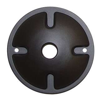 4.5" - 1 Light Dark Bronze Finish Die Cast Mounting Plate Nuvo Lighting