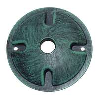 4.5" - 1 Light Antique Verdi Finish Die Cast Mounting Plate Nuvo Lighting