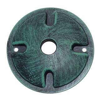 4.5" - 1 Light Antique Verdi Finish Die Cast Mounting Plate Nuvo Lighting