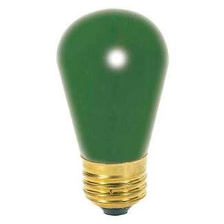 10 Watt - S14 Ceramic Green Finish 12,000 Hours H&amp;H Industries