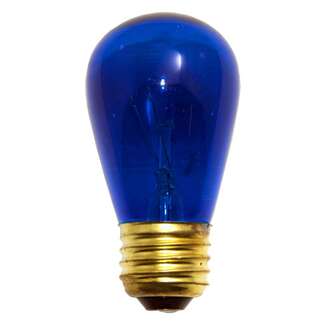 10 Watt S14 Transparent Blue Sign Lamp
