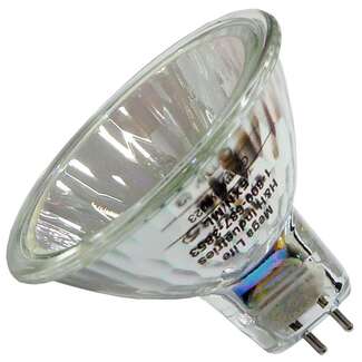 50W - 8,600 Candlepower MR16 - 12&#176; Narrow Spot Halogen - Clear - 12V 12,000 Hour - GU5.3 Base H&amp;H Industries