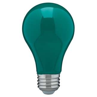8 Watt - A19 LED Ceramic Green