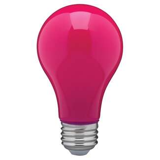 8 Watt - A19 LED Ceramic Pink