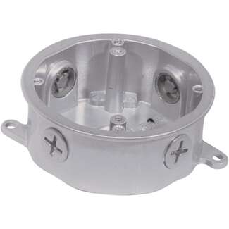 Silver Die Cast Outdoor Junction Box