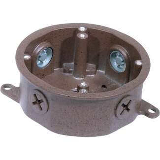 Old Bronze Die Cast Outdoor Junction Box