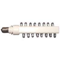 1 Watt - 120V - 2 Pack Green LED Candelabra Base Watt-Man LED Lighting