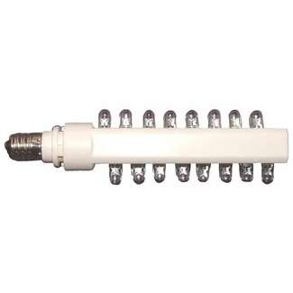 1 Watt - 120V - 2 Pack Green LED Candelabra Base Watt-Man LED Lighting