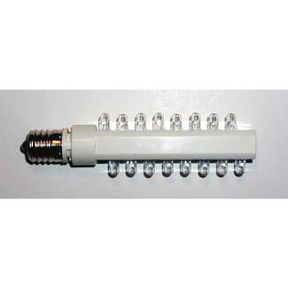 1 Watt - 120V - 2 Pack Green LED Intermediate Base Watt-Man LED Lighting