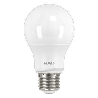 5 Watt - 460 Lumens 2700K - A19 LED 80 CRI - Dimmable RAB Lighting
