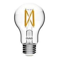 5 Watt - 450 Lumens 2700K - A19 Filament LED 90 CRI - Clear - Dimmable RAB Lighting