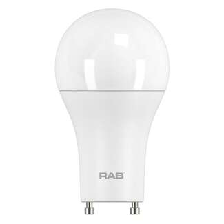 9 Watt - 840 Lumens 5000K - A19 LED 80 CRI - Dimmable RAB Lighting