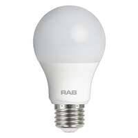 9 Watt - 800 Lumens 3000K - A19 LED 90 CRI - Dimmable RAB Lighting