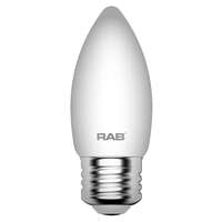 5 Watt - Medium Base 2700K - B11 Filament LED 90 CRI - Frosted - Dimmable RAB Lighting