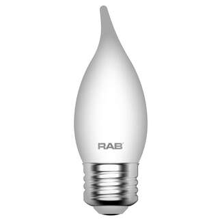 3 Watt - Medium Base 2700K - BA11 Filament LED 90 CRI - Frosted - Dimmable RAB Lighting