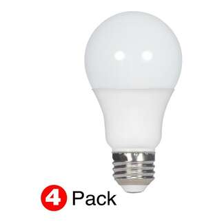 11.5 Watt - 1,100 Lumens 5000K - A19 LED (4-Pack) 80 CRI - Non-Dimmable Satco Lighting