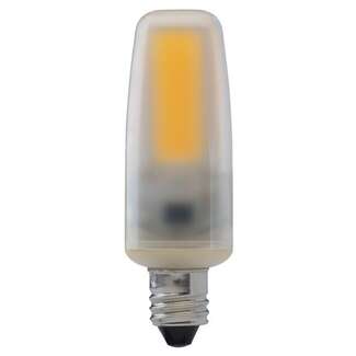 4 Watt - 3000K - LED E11 Mini Candelabra Base 80 CRI - Frosted - Dimmable 120V/130V AC Satco Lighting