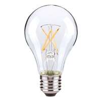 5 Watt - 450 Lumens 2700K - A19 Filament LED 80 CRI - Clear - Dimmable Satco Lighting