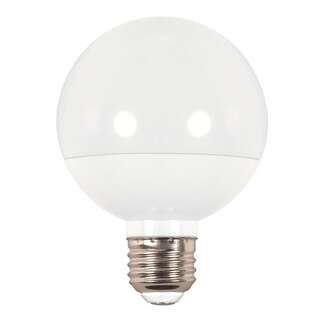 6 Watt - 450 Lumens 3000K - 80 CRI - Frosted Dimmable - Damp Rated G25 LED Satco Lighting
