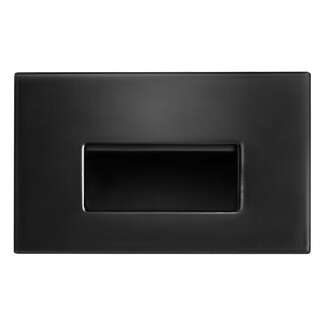 3 Watt - 120V 2700K - 79 CRI - LED Horizontal Steplight Black Surface Plate RAB Lighting