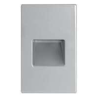 3 Watt - 120V 2700K - 80 CRI - LED Vertical Steplight Matte Silver Surface Plate RAB Lighting
