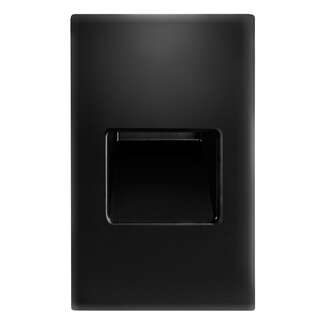 3 Watt - 120V 4000K - 83 CRI - LED Vertical Steplight Black Surface Plate RAB Lighting