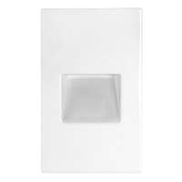 3 Watt - 120V 4000K - 82 CRI - LED Vertical Steplight White Surface Plate RAB Lighting