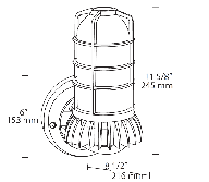 VXBRLED13YDG/UP Dimensions