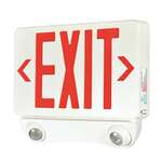 Exit Sign &amp; Emergency Lights Combo