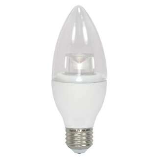 3.5 Watt - Medium Base 3000K - B11 LED 90 CRI - Dimmable Satco Lighting