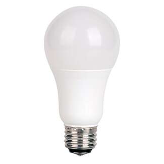 3W/9W/12W - 1,050 Lumens 3000K - 90 CRI Damp - Non-Dimmable 3-Way A19 LED Satco Lighting