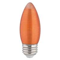 2 Watt - Medium Base 2700K - C11 Filament LED 80 CRI - Dimmable Amber Spun Satco Lighting