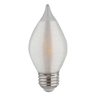 4 Watt - Medium Base 2700K - C15 Filament LED 80 CRI - Dimmable Satin Spun Satco Lighting