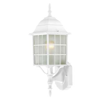18" - 1 Light - 100W Max White Finish Frosted Glass Nuvo Lighting