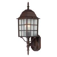 18" - 1 Light - 100W Max Rustic Bronze Finish Frosted Glass Nuvo Lighting