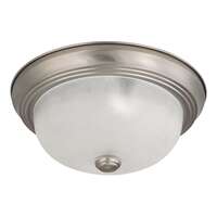 11&quot; - 2 Light - 60W Max Brushed Nickel Finish Frosted Glass Nuvo Lighting