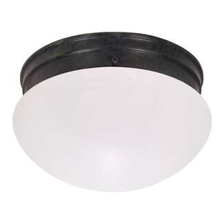 9.5&quot; - 2 Light - 60W Max Mahogany Bronze Finish Frosted Glass Nuvo Lighting