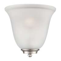 10" - 1 Light - 60W Max Brushed Nickel Finish Frosted Glass Nuvo Lighting