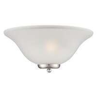 16" - 1 Light - 60W Max Brushed Nickel Finish Frosted Glass Nuvo Lighting