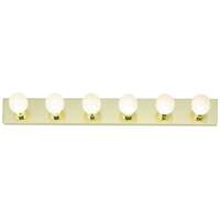 36&quot; - 6 Light - 100W Max Polished Brass Finish Nuvo Lighting