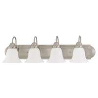 30&quot; - 4 Light - 100W Max Brushed Nickel Finish Frosted Glass Nuvo Lighting