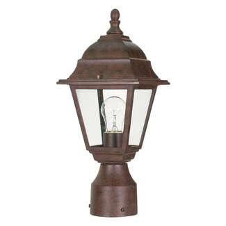 14" - 1 Light - 60W Max Old Bronze Finish Clear Seeded Glass Nuvo Lighting