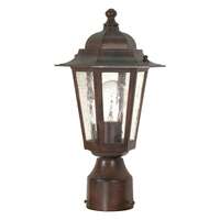 14" - 1 Light - 60W Max Old Bronze Finish Clear Seeded Glass Nuvo Lighting