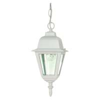 10" - 1 Light - 60W Max White Finish Clear Glass Nuvo Lighting