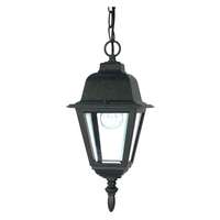 10" - 1 Light - 60W Max Textured Black Finish Clear Glass Nuvo Lighting